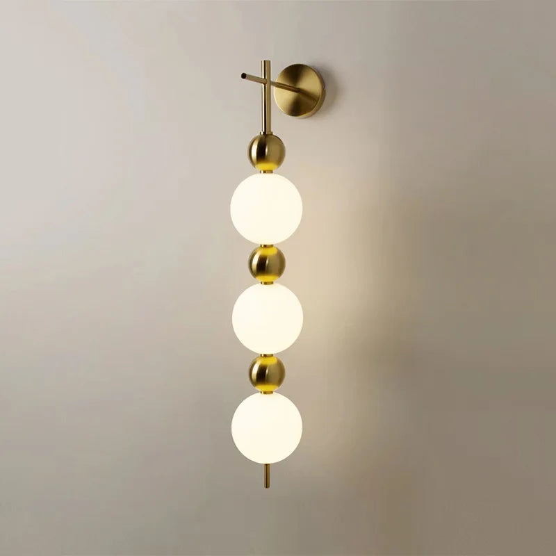 Decorative LED ball wall light