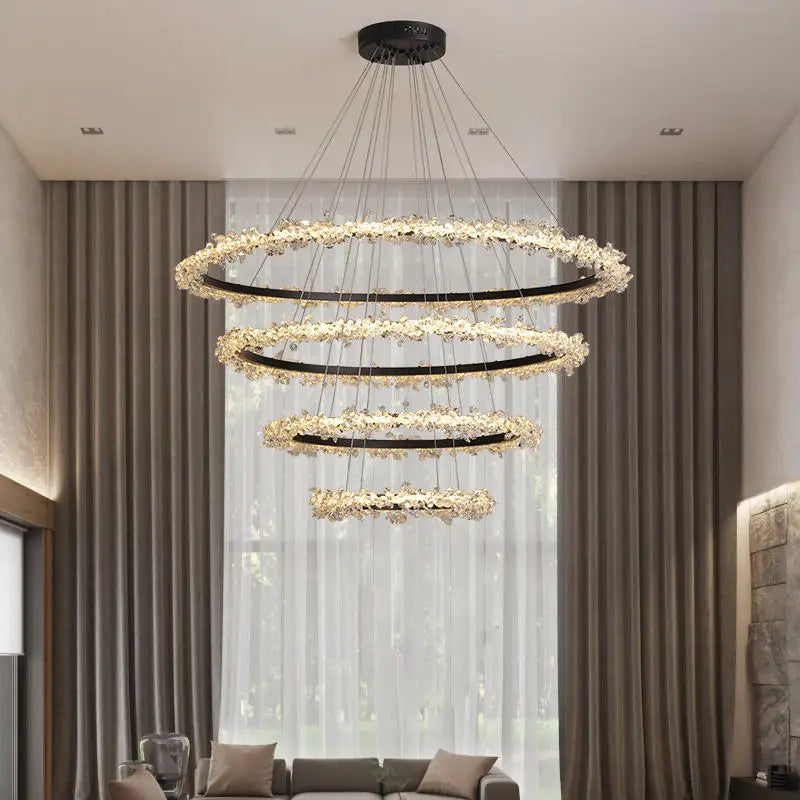 Multi-ring crystal light