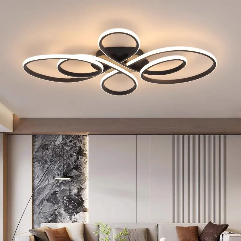Minimalist LED ring pendant