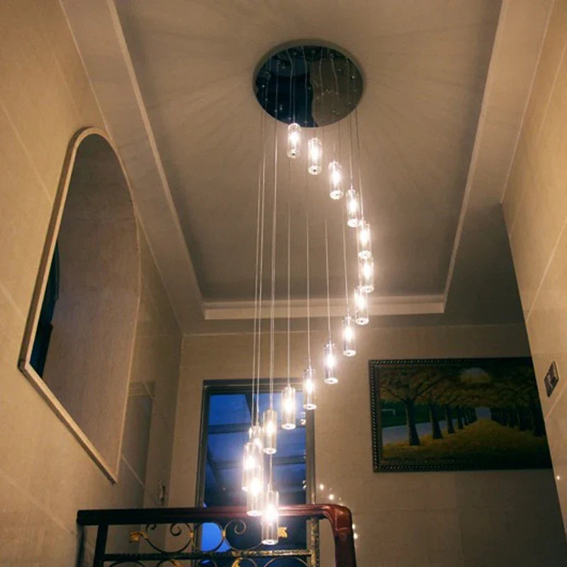 Spiral Crystal Chandelier, view 4