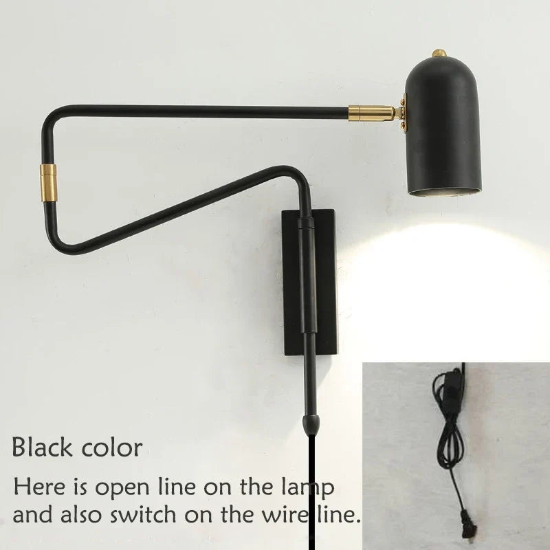 Industrial Arm Wall Light, view 8