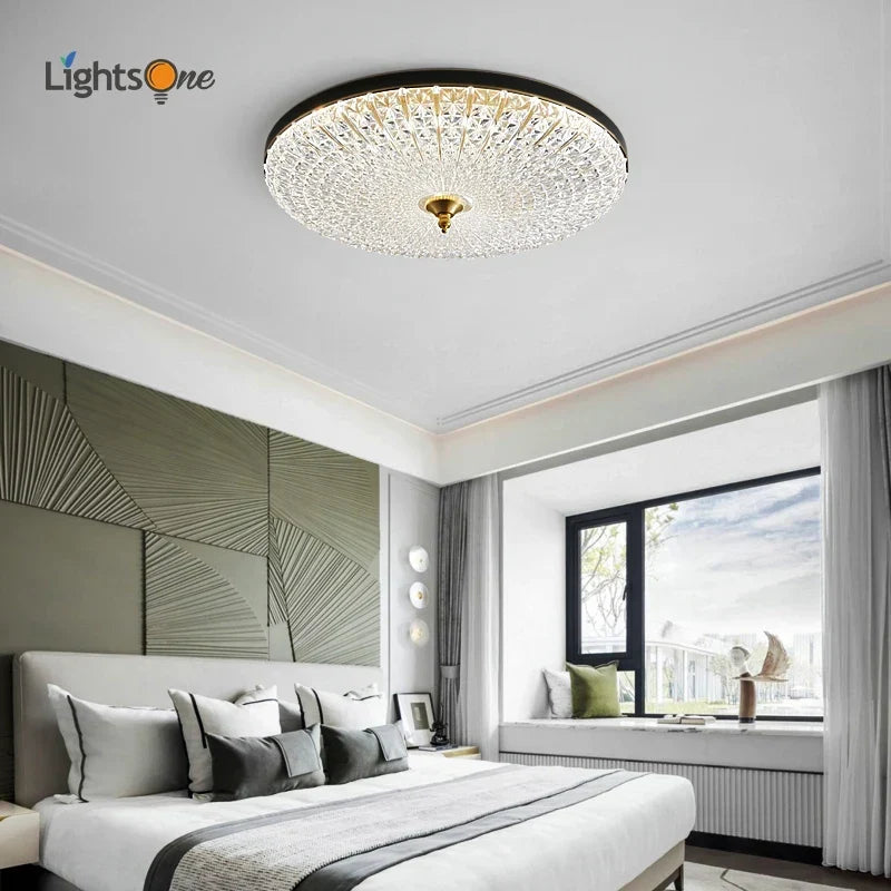 Luxury copper ceiling light