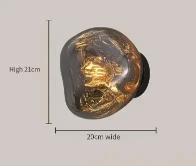 Modern Glass LED Sconce, view 16