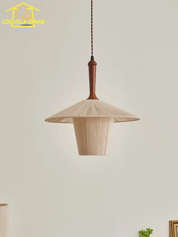 Hand-Knit Cotton Pendant, view 5