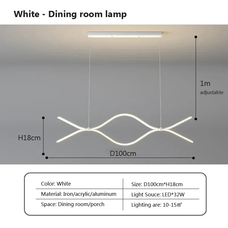 Modern LED Pendant, view 16