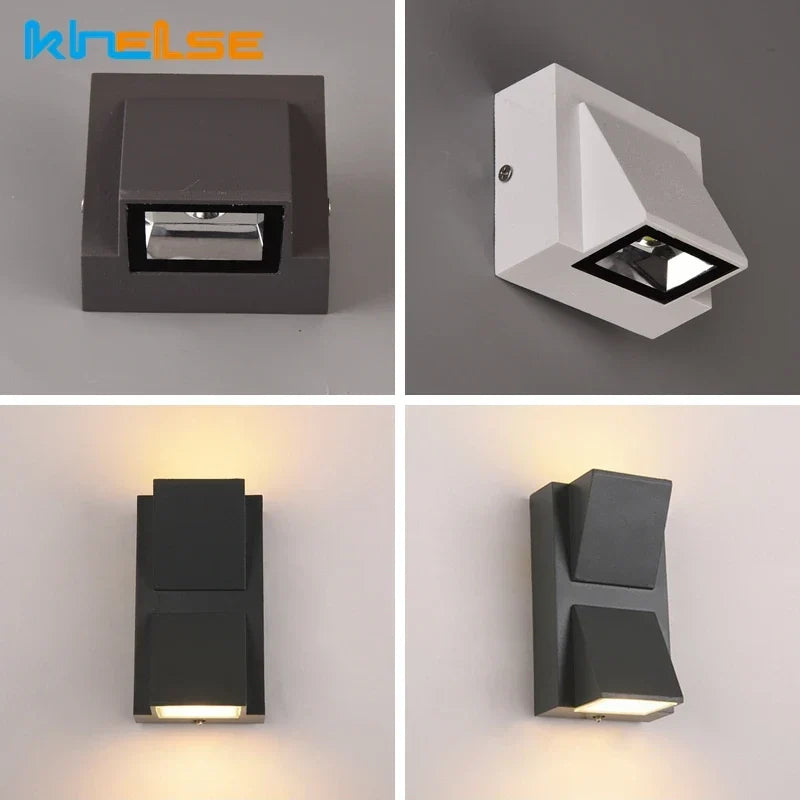 Garden LED wall light