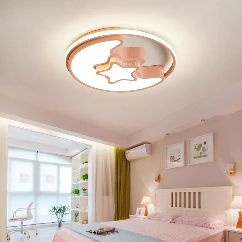 Kids room flush mount