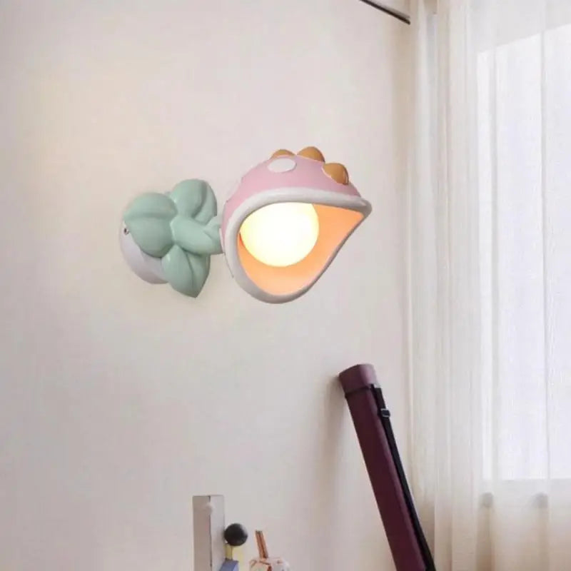 Kids green LED wall light