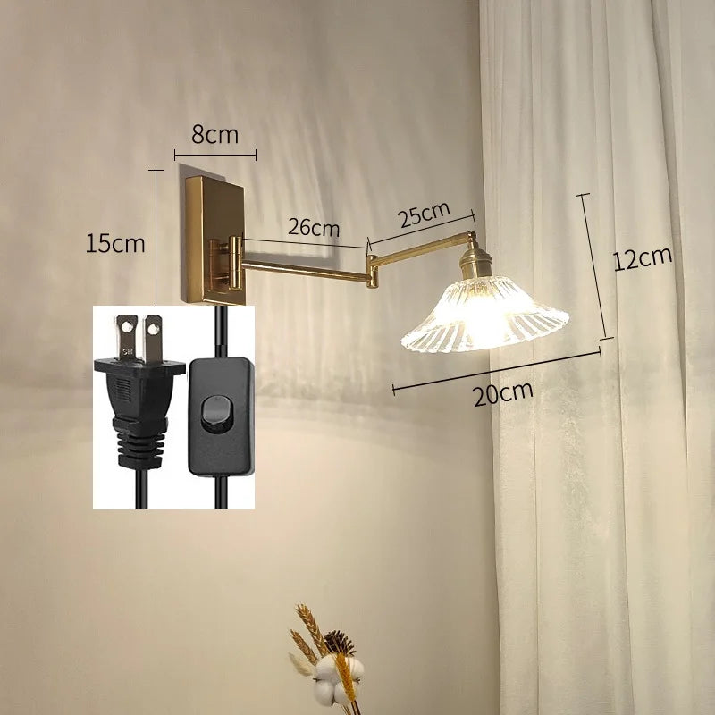 Rotating Arm Glass Light, view 23