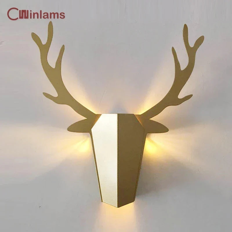 Antler LED wall light