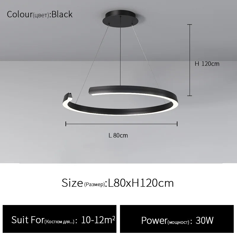 Ring LED Pendant, view 14