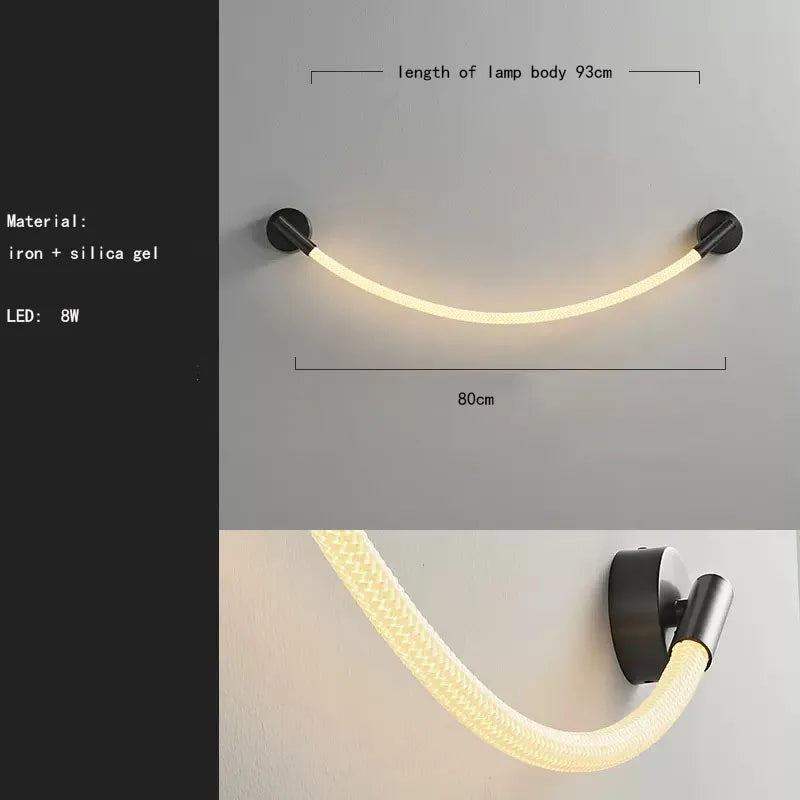 Silicone Steel Wall Light, view 8