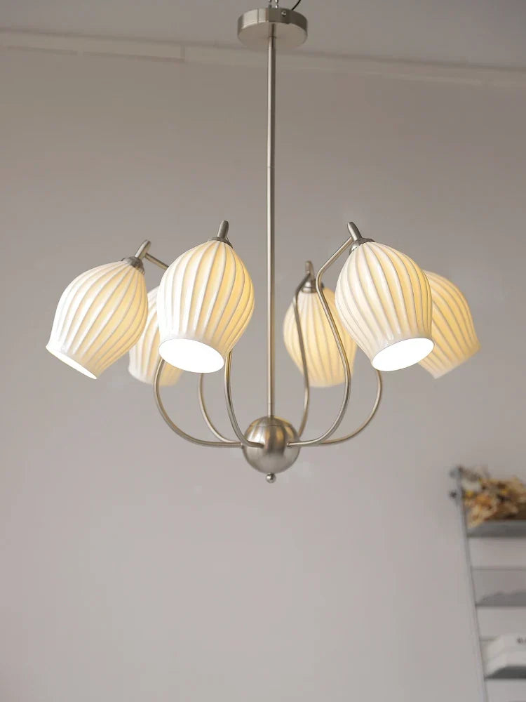 Vintage glass chandelier