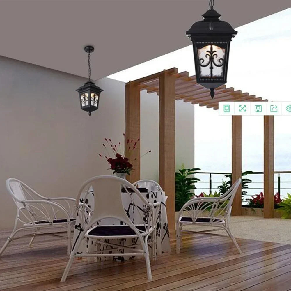 Outdoor Lantern Pendant, view 3