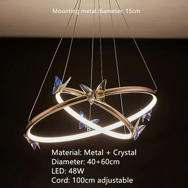 Crystal Butterfly Light, view 19