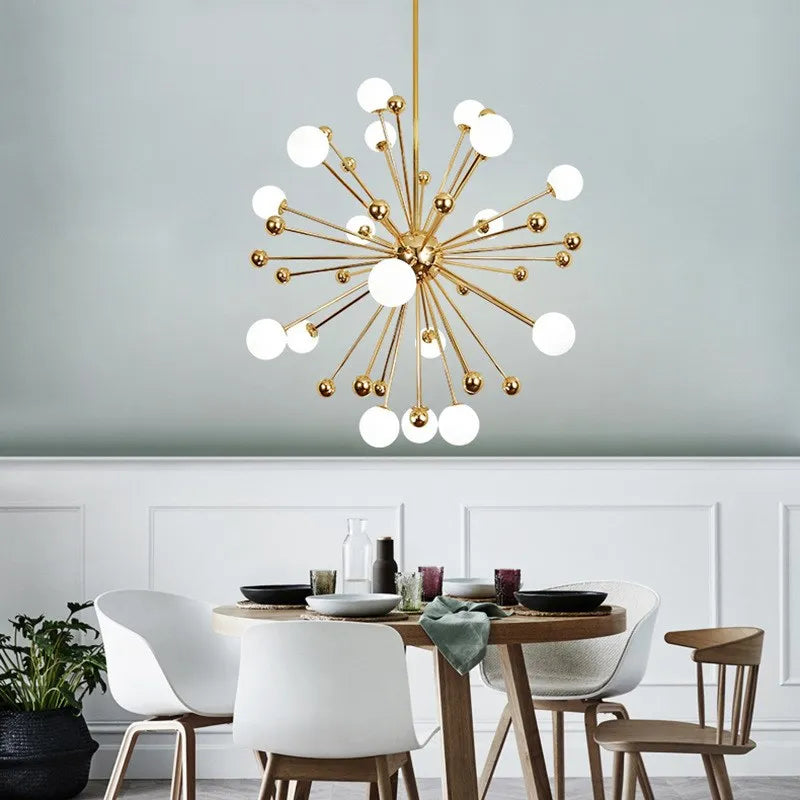 Dandelion Glass Chandelier, view 3