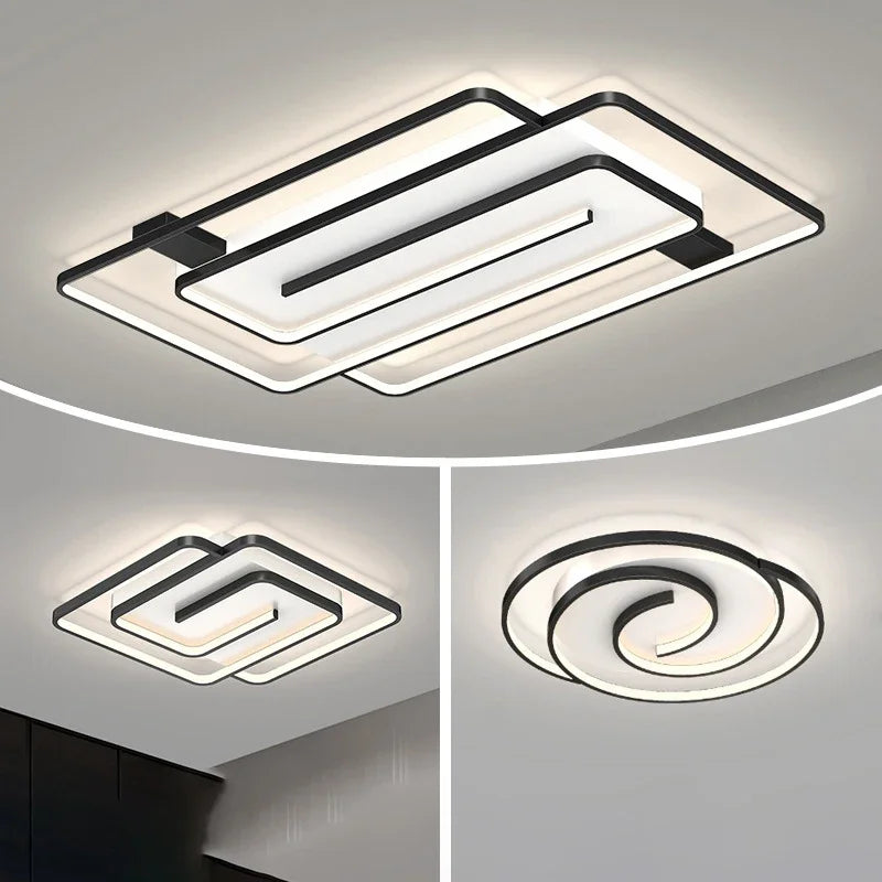 Square LED ceiling light