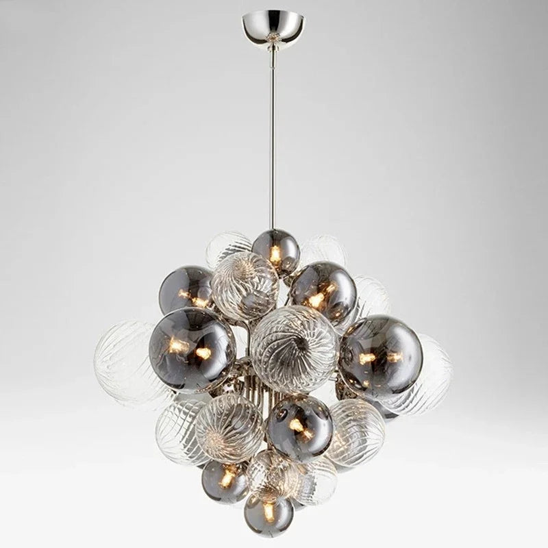 Bar chandelier in a living room