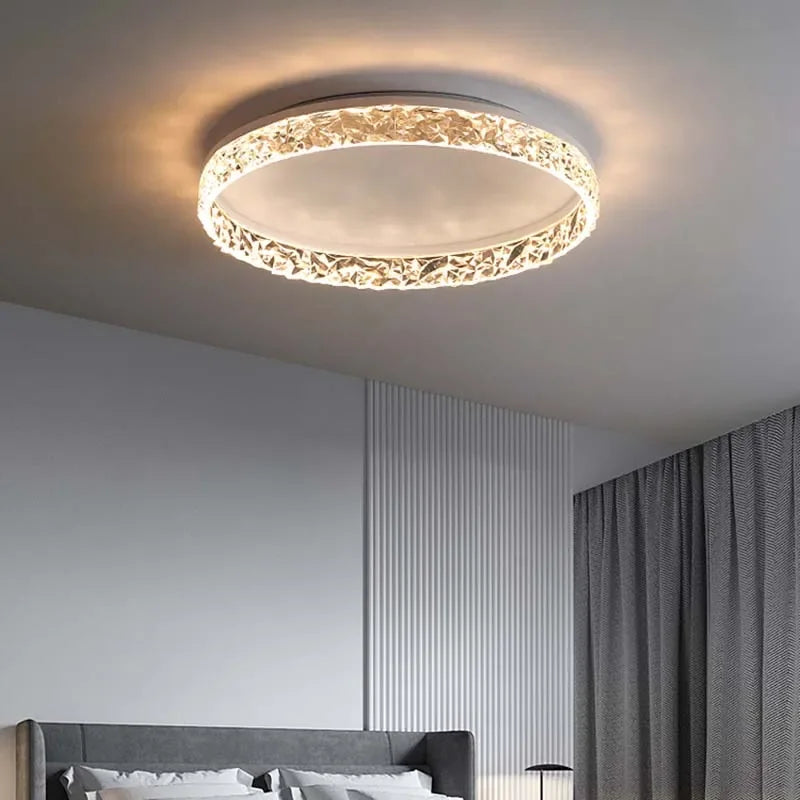 White gold ceiling light