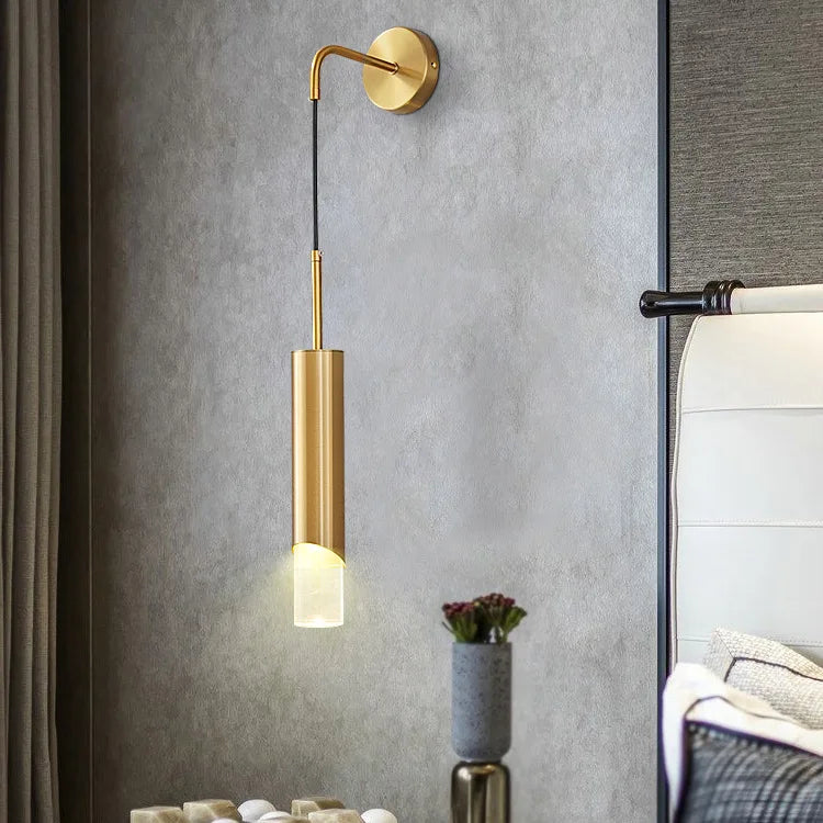 Luxury bedroom wall light