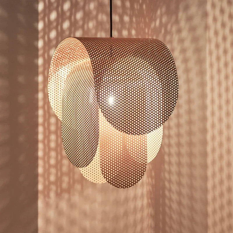 Iron mesh pendant