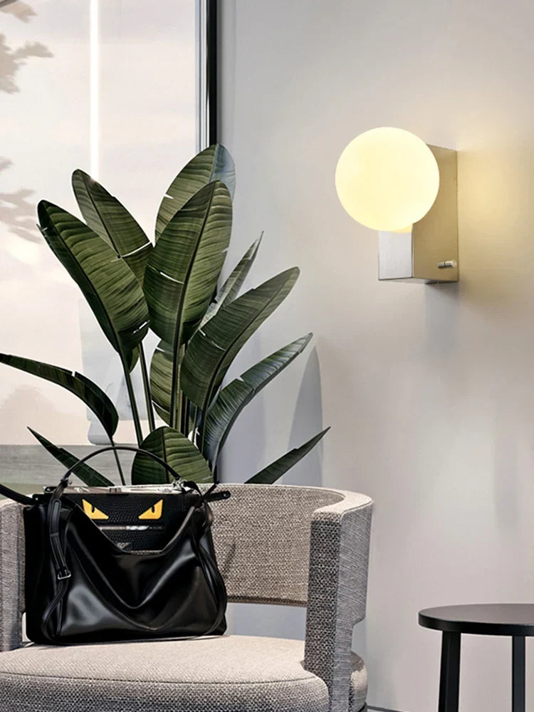 Silver desk lamp