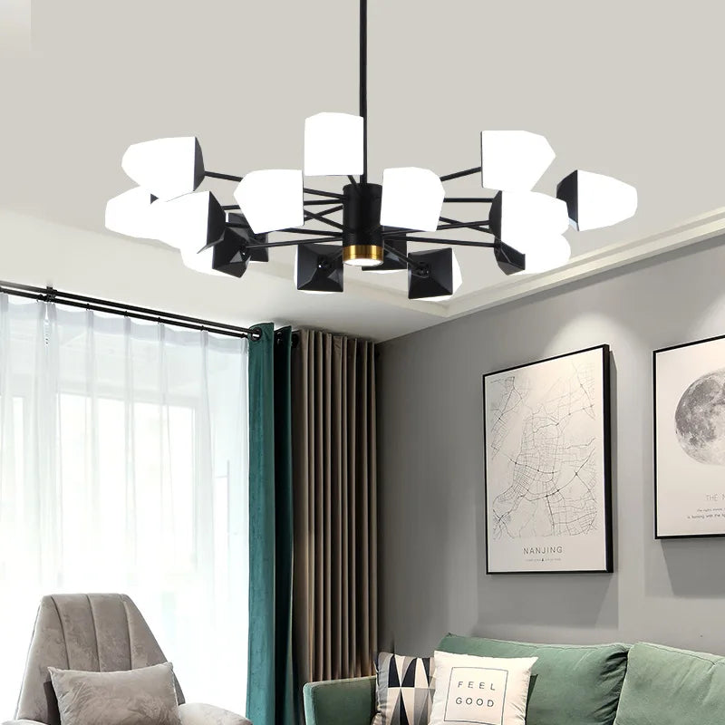 Multi head modern light