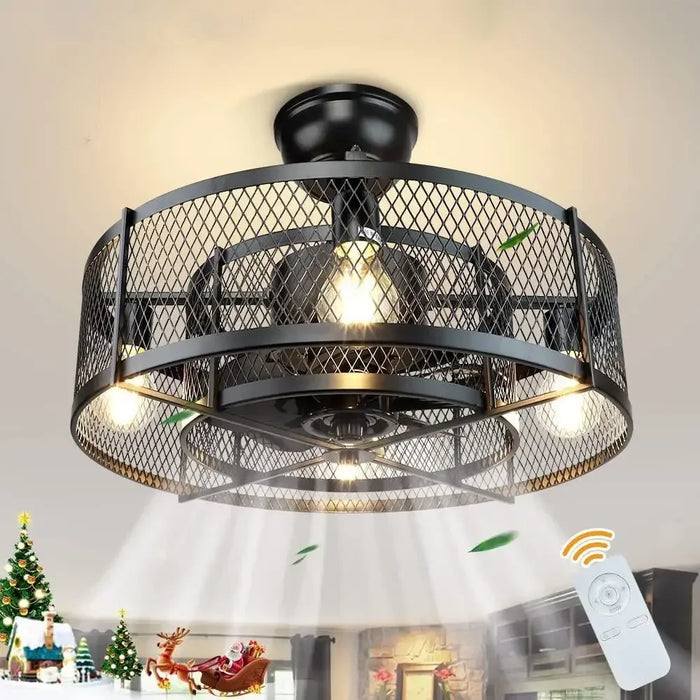 DC motor ceiling fan light