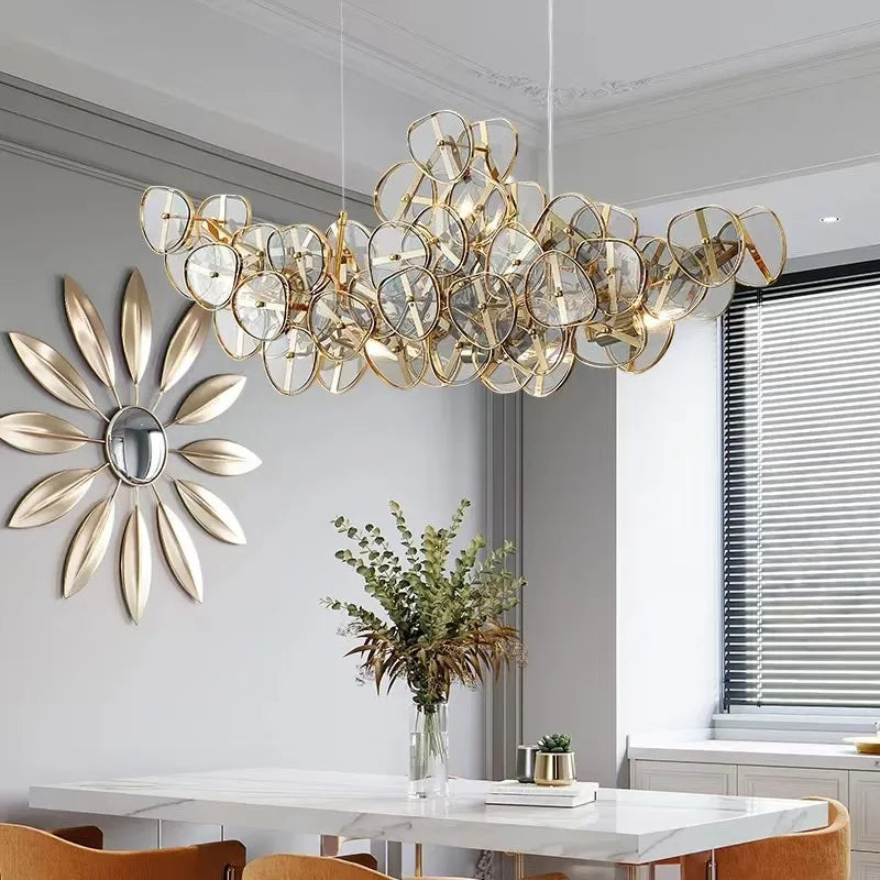 Glass flower light