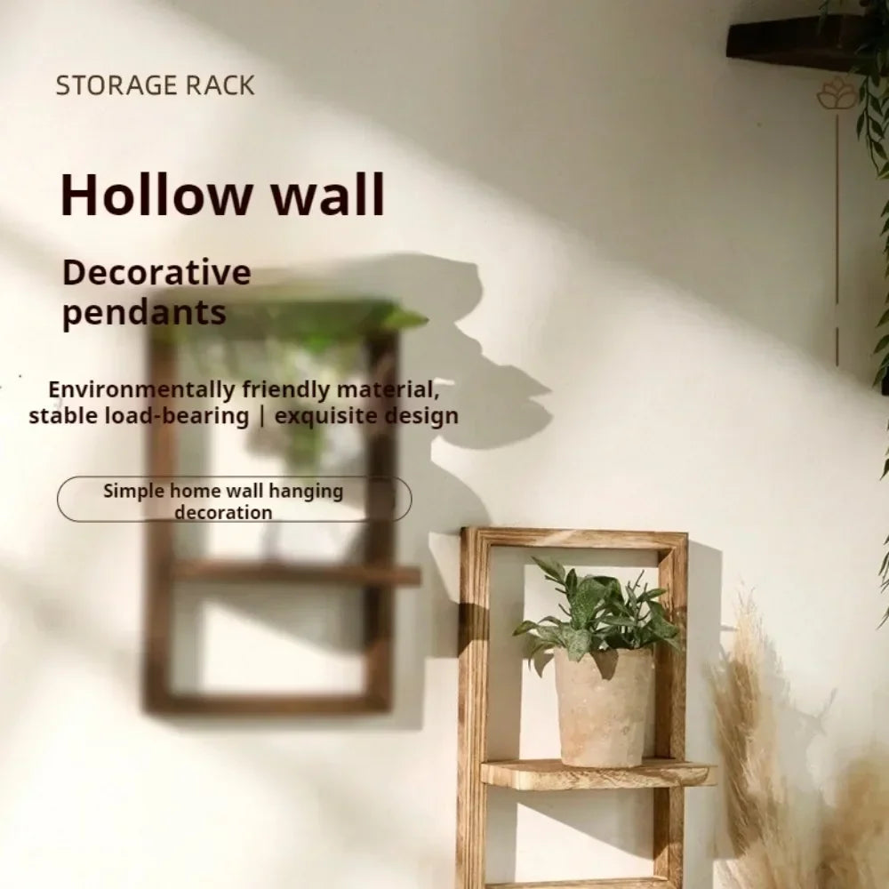 Beige arch shelf on a wall