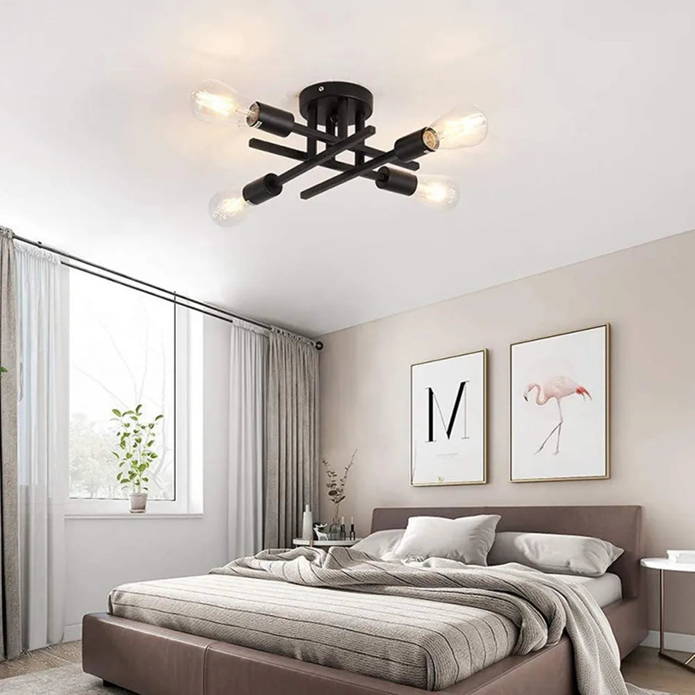 Minimalist E27 flush mount