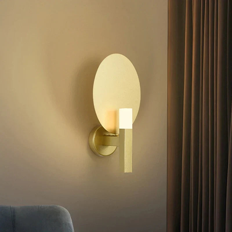 Black LED sconce