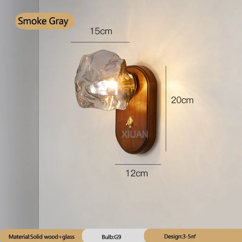 Ice Cube Glass Sconce, view 6