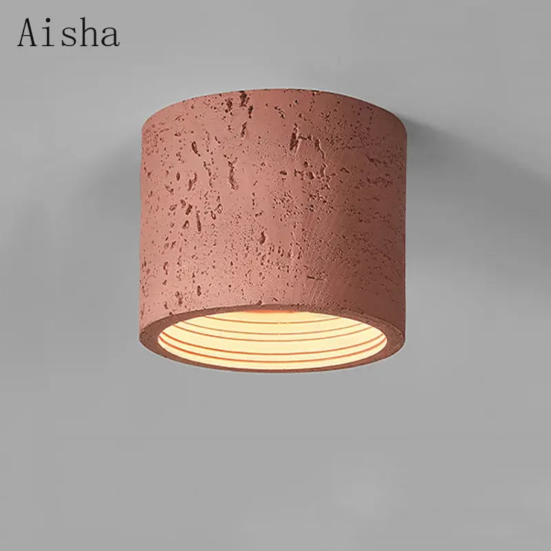 Black Nordic flush mount