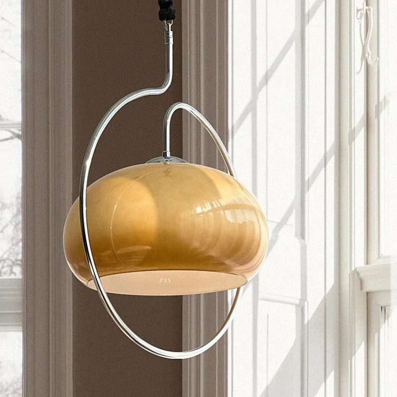 Medieval-style cream pendant