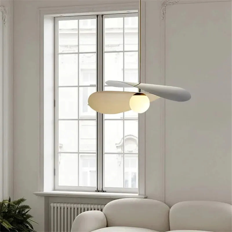 Lotus pendant over a dining table