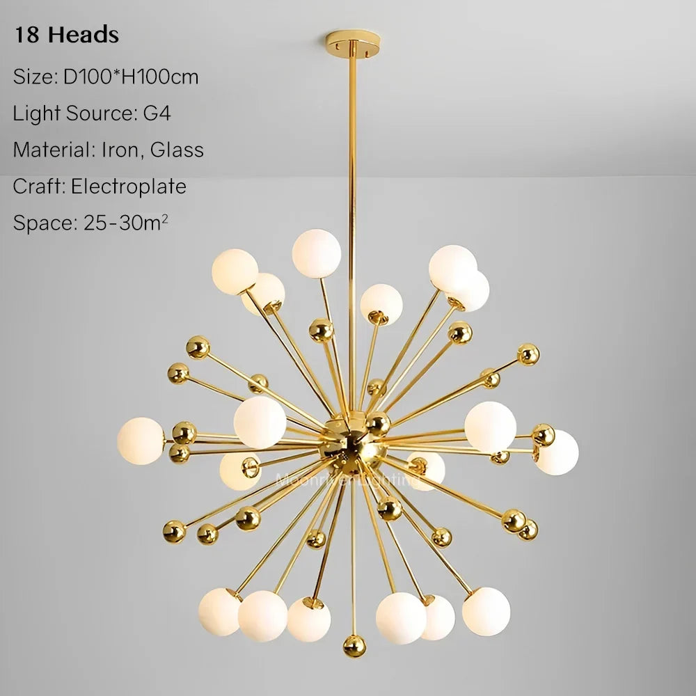 Dandelion Glass Chandelier, view 8