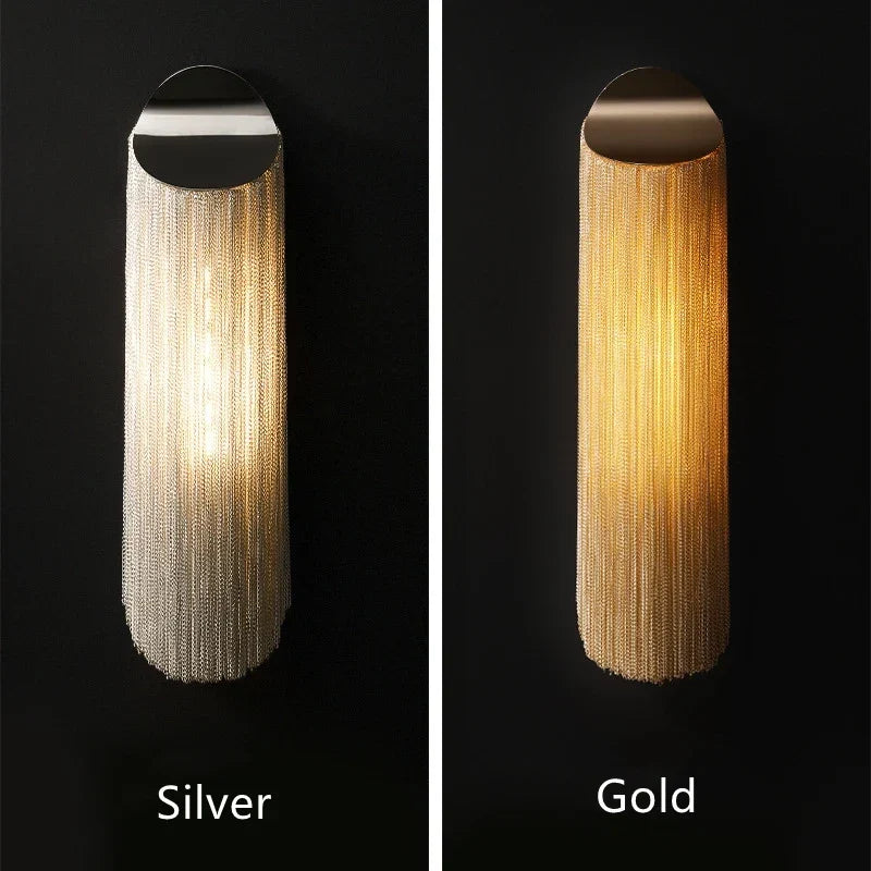 Gold Atlantis sconce