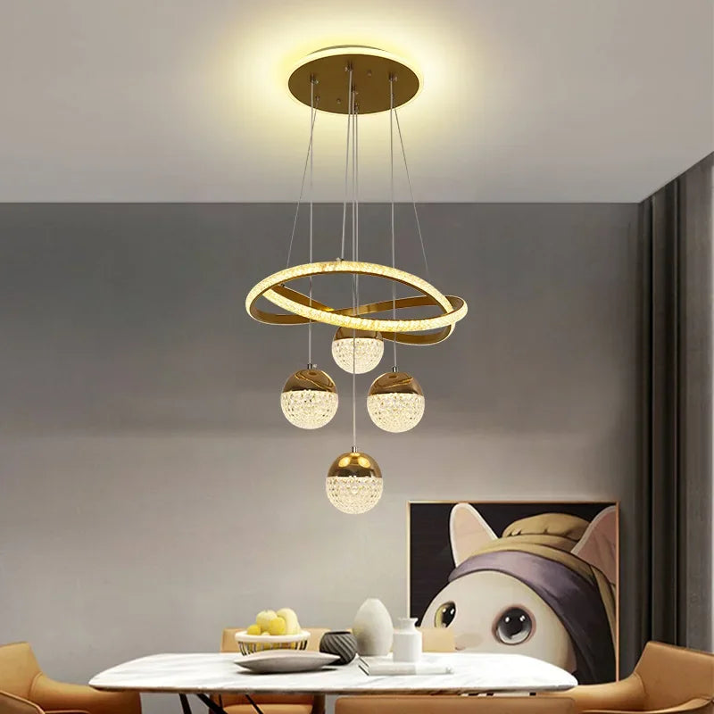 Modern 4-Head Pendant, view 8