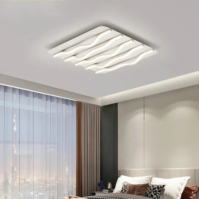 Wave LED ceiling light