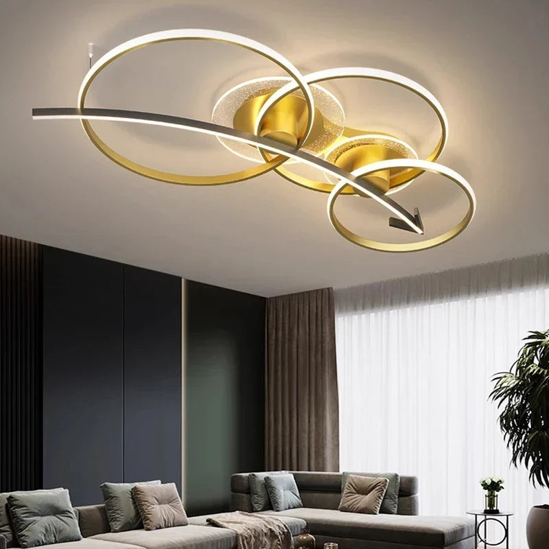 Smart ring ceiling light