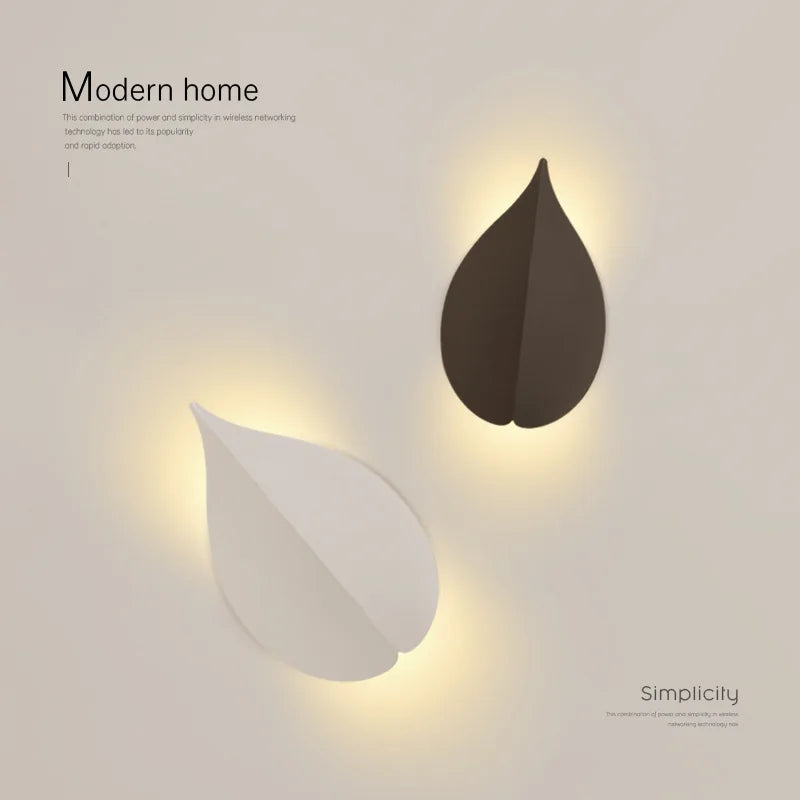 Leaf LED wall light