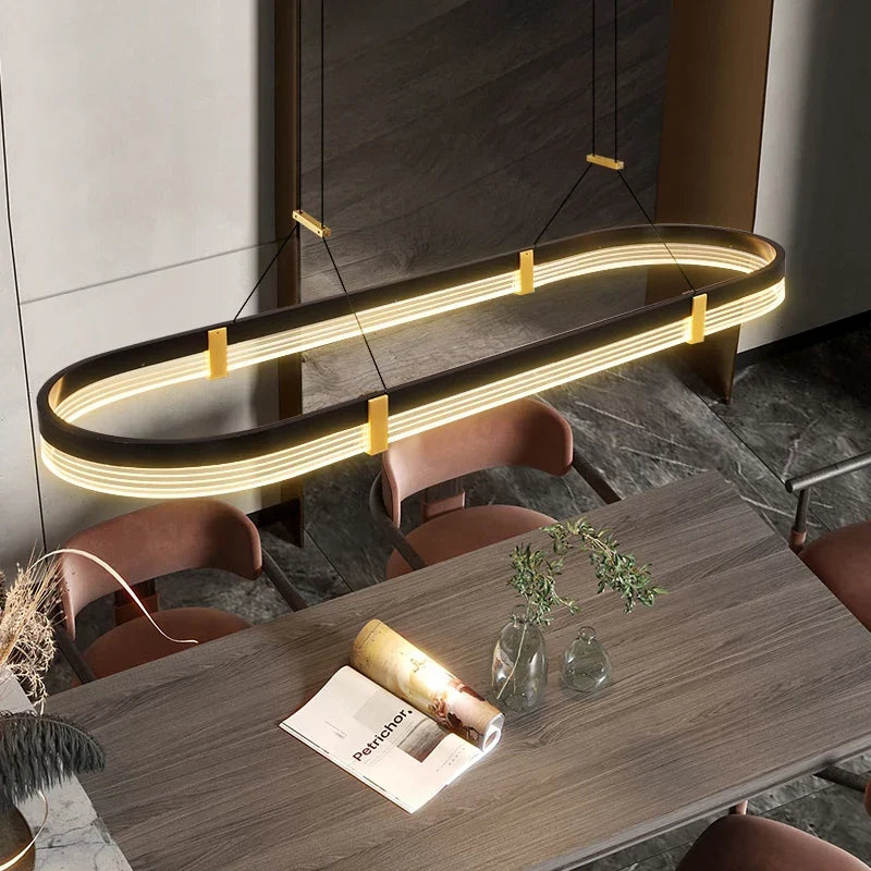 Linear LED Pendant, Dimmable, view 3