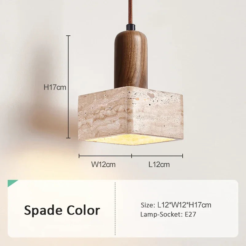 Scandinavian Natural Stone Pendant, view 8