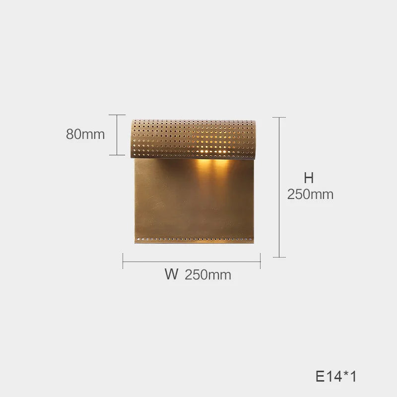 Brushed Brass Sconce, view 10