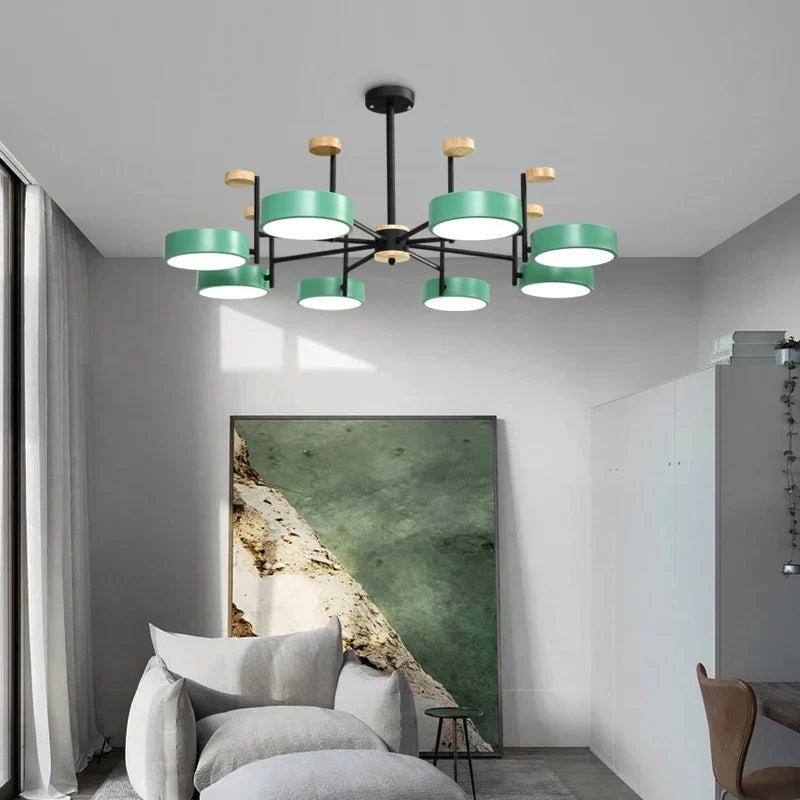Nordic color chandelier