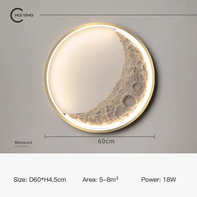 Resin Moon Sconce, view 17
