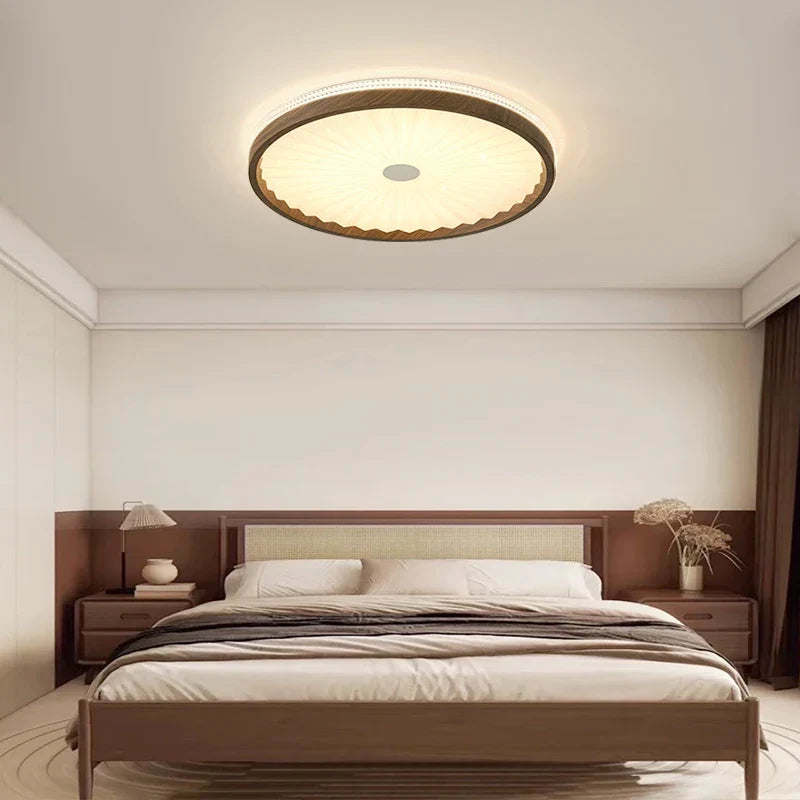Round wabi-sabi ceiling light
