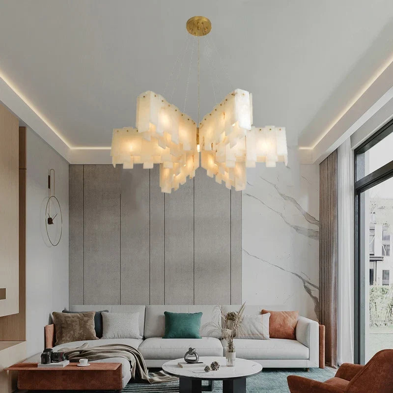 Marble chandelier