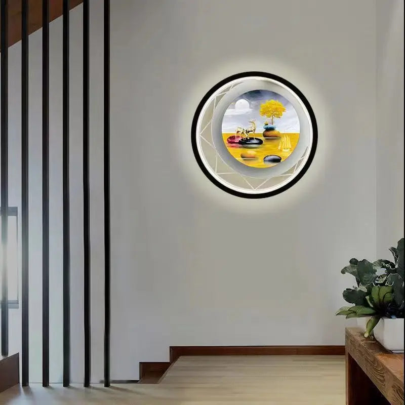 Round Glass LED Light, view 6